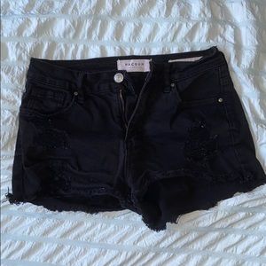 Pacsun Black Jean Shorts